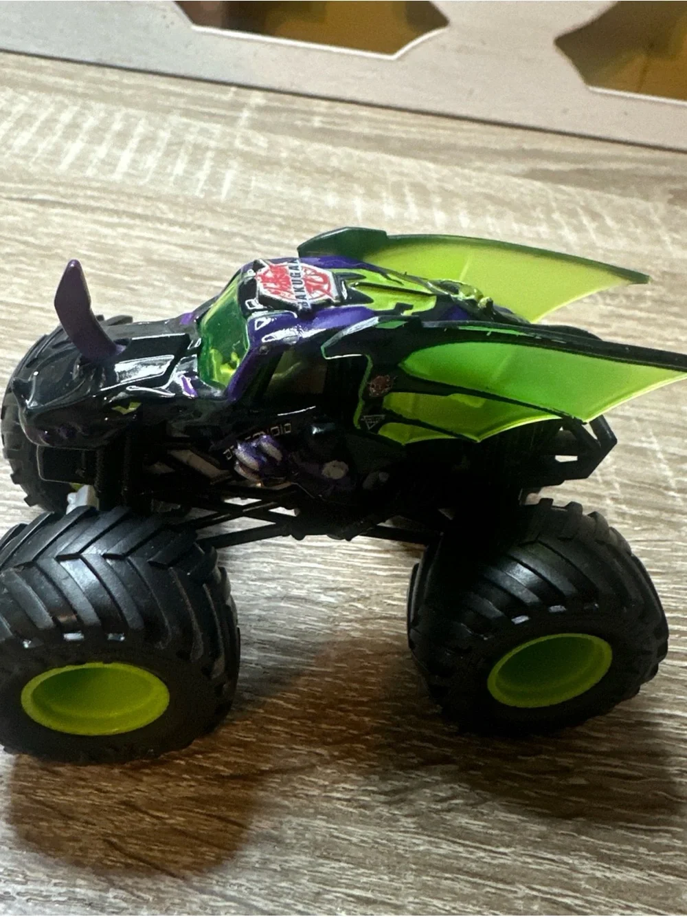 Monster Jam bright green